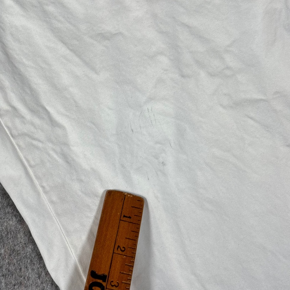 Abercrombie & Fitch Pull On Pants Mens S White Cotton Poplin Drawstring Relaxed - Picture 2 of 10